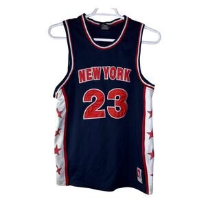Vintage Y2K Nova Platinum Basketball Jersey New York #23 All Star Women's Small‎